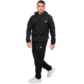 Kit KongFit Total Black – Jaqueta + Calça Moletom Conforto e Estilo