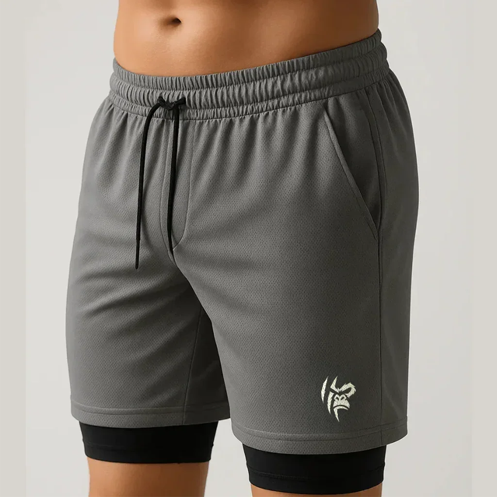 Leve 3 Pague 2 - Shorts Masculino com Compressão e Bolso Interno
